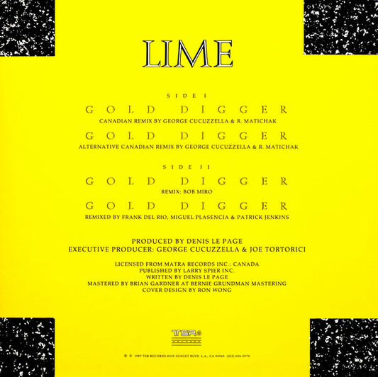 Lime (2) : Gold Digger (12")