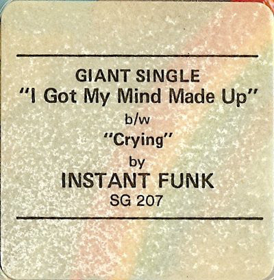 Instant Funk : I Got My Mind Made Up / Crying (12", Single)