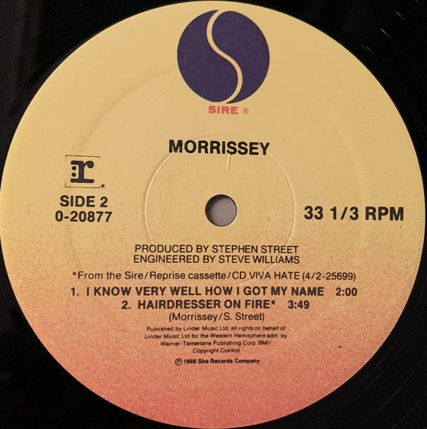 Morrissey : Suedehead (12", Maxi, SRC)