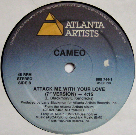 Cameo : Attack Me With Your Love (12")
