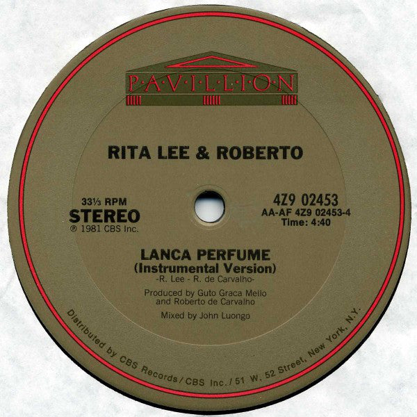 Rita Lee & Roberto : Lança Perfume (12")