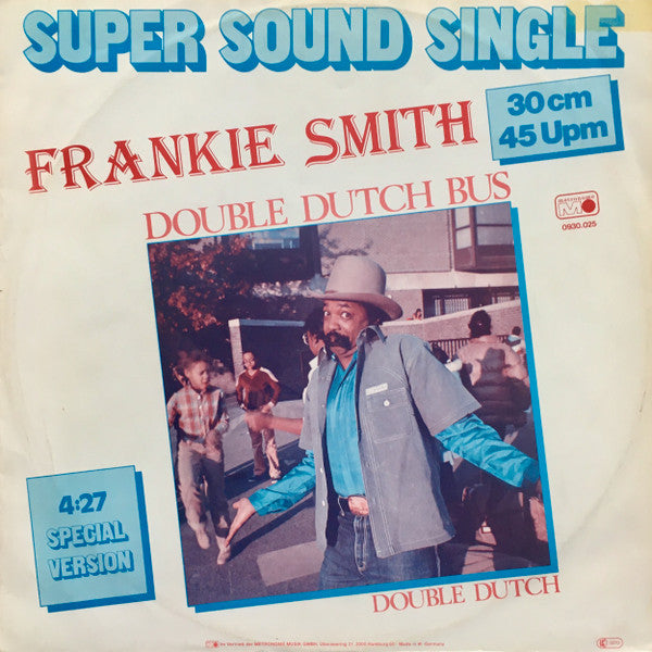 Frankie Smith : Double Dutch Bus (Special Version) (12", Single)