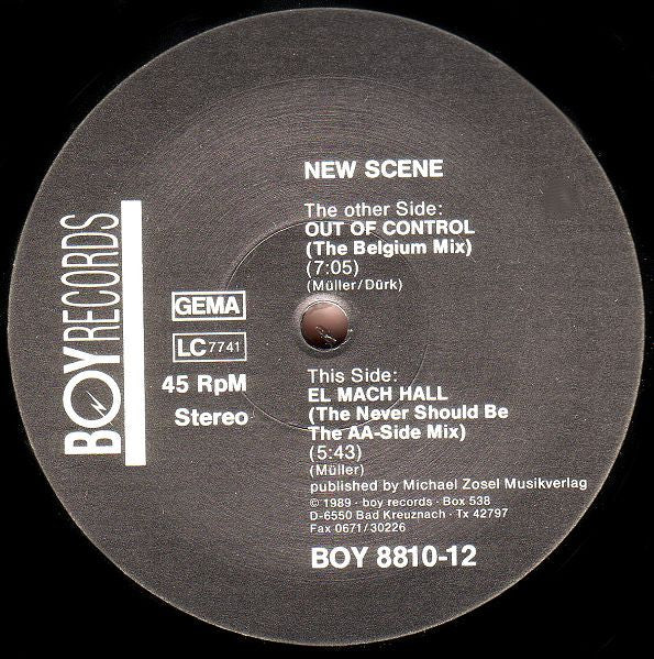 New Scene : Out Of Control (12")