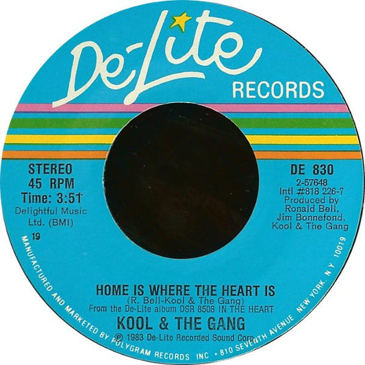 Kool & The Gang : Tonight / Home Is Where The Heart Is (7", Single, Styrene, Bes)