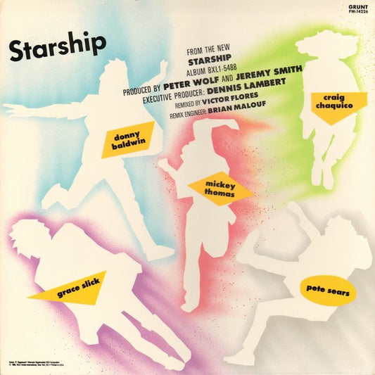 Starship (2) : We Built This City (12", Ind)