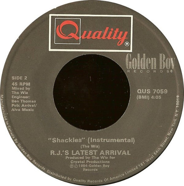 R.J.'s Latest Arrival : Shackles (7")