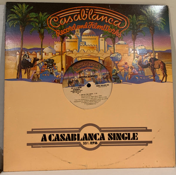 Donna Summer : Dim All The Lights (12", S/Sided, Promo, 56)