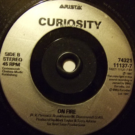 Curiosity : I Need Your Lovin' (7", Single)