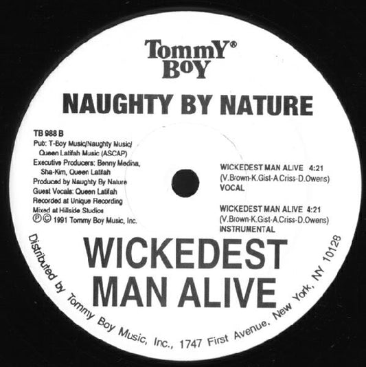 Naughty By Nature : O.P.P. / Wickedest Man Alive (12", Spe)