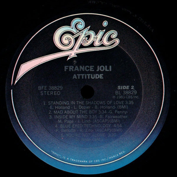 France Joli : Attitude (LP, Album)