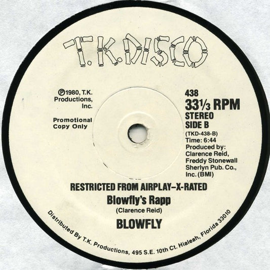 Blowfly : Rapp Dirty / Blowfly's Rapp (12", Promo)