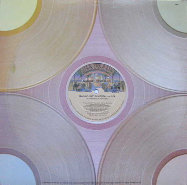 Michael Sembello : Maniac (12", Single, 53 )