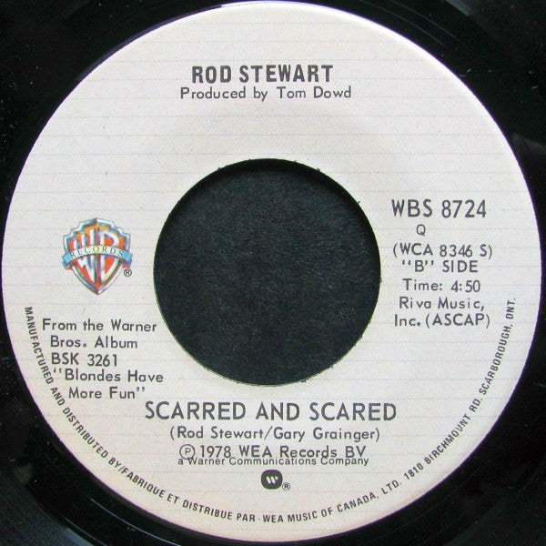 Rod Stewart : Da Ya Think I'm Sexy? (Edit) (7", Single, Qua)