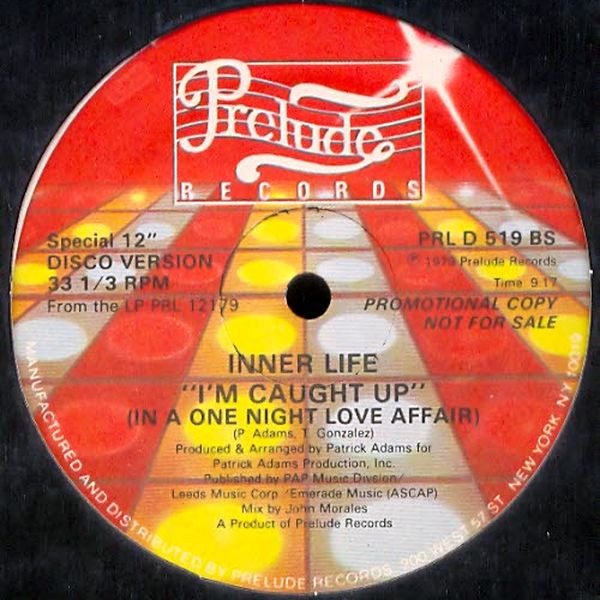 Inner Life : I'm Caught Up (In A One Night Love Affair) (12", Promo)