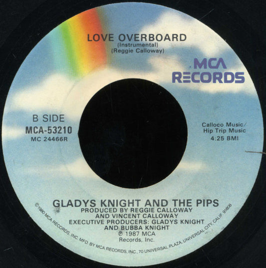 Gladys Knight And The Pips : Love Overboard (7")