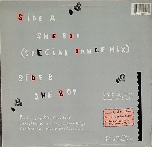 Cyndi Lauper : She Bop (12", Pit)