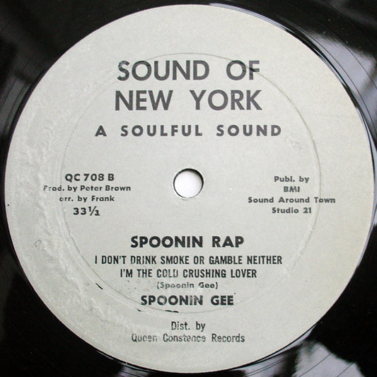 Spoonie Gee : Spoonin Rap (12", Gra)