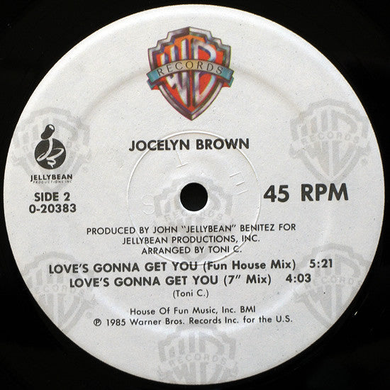 Jocelyn Brown : Love's Gonna Get You (12", Maxi, Spe)
