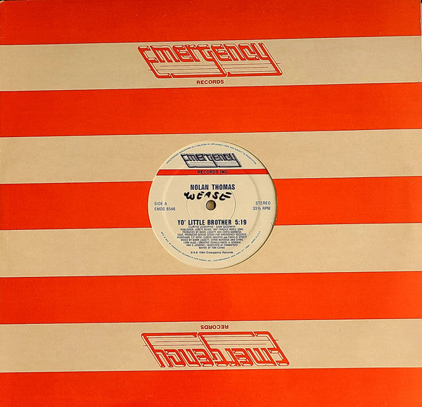 Nolan Thomas : Yo! Little Brother (12", Die)