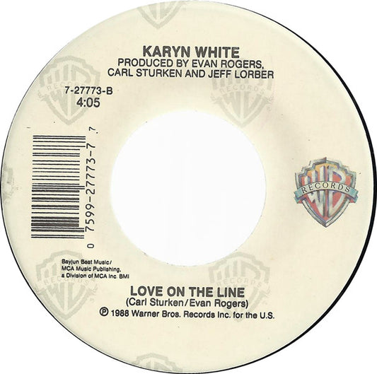 Karyn White : The Way You Love Me (7", Single)