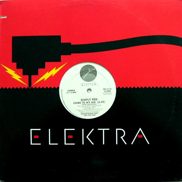 Simply Red : Come To My Aid (12", Promo)