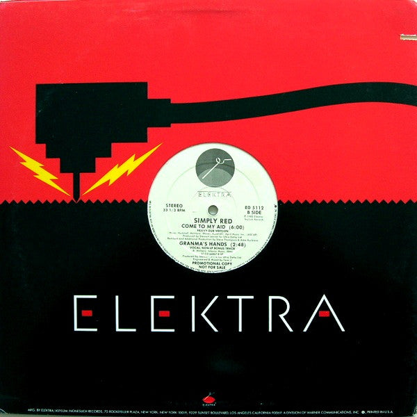 Simply Red : Come To My Aid (12", Promo)