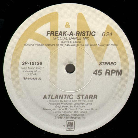 Atlantic Starr : Freak-A-Ristic (12")
