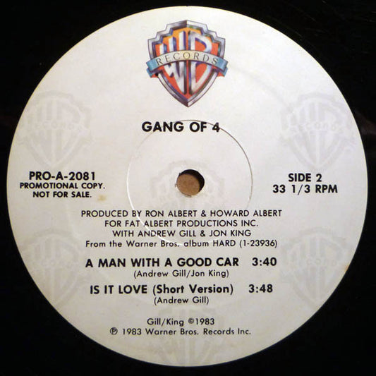 Gang Of 4* : Is It Love (12", Promo)
