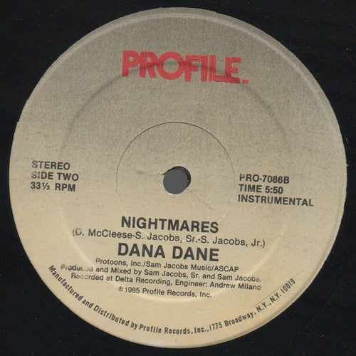 Dana Dane : Nightmares (12")