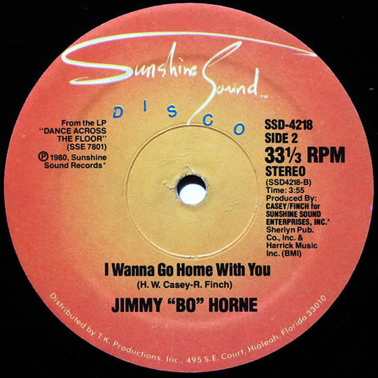 Jimmy "Bo" Horne : Is It In / I Wanna Go Home With You (12")
