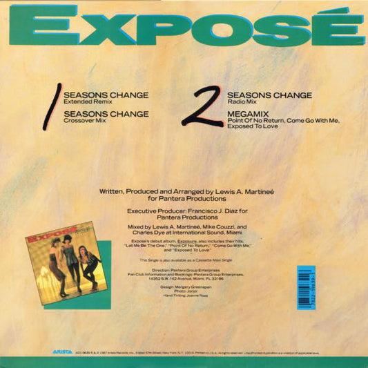 Exposé : Seasons Change (12", Single, Hau)
