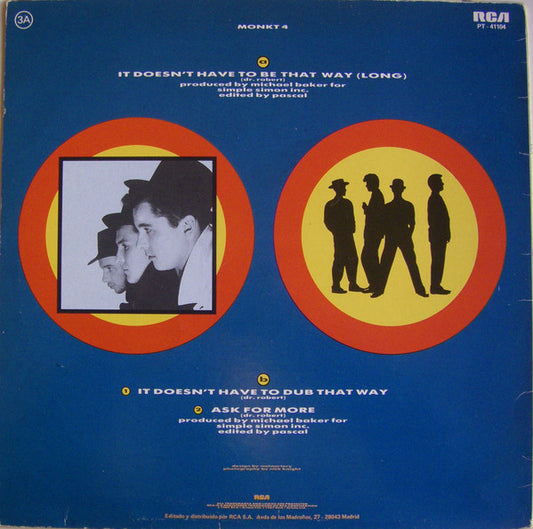 The Blow Monkeys : It Doesn't Have To Be This Way (12", Maxi)