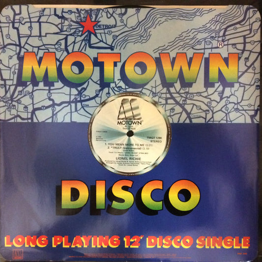 Lionel Richie : You Are (12", Single)