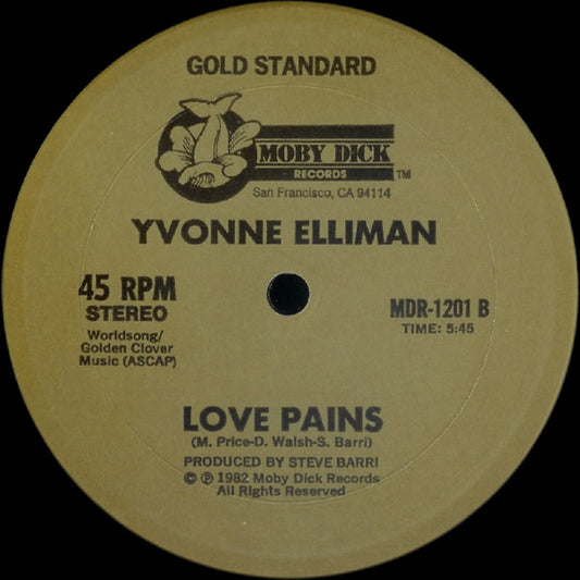Yvonne Elliman : Love Pains (12")
