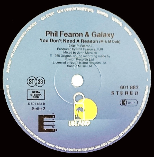 Phil Fearon & Galaxy : You Don't Need A Reason (12", Maxi)