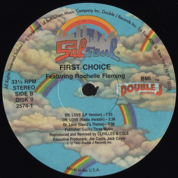 First Choice Featuring Rochelle Fleming : Dr. Love (Clivilles & Cole Mixes) (2x12")