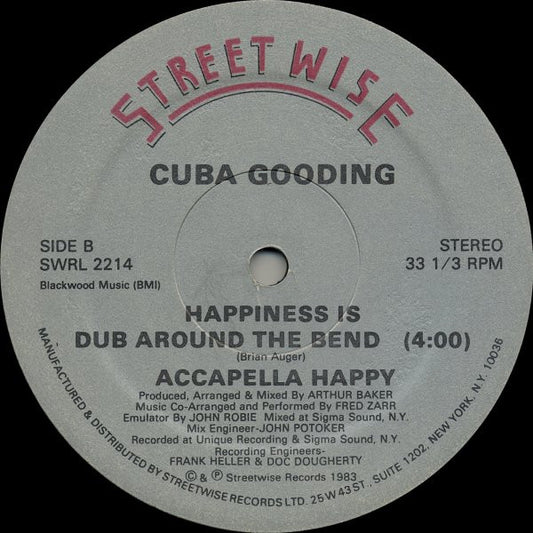 Cuba Gooding : Happiness Is Just Around The Bend (12")