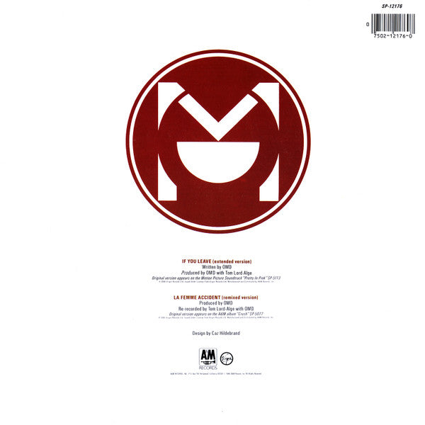 Orchestral Manoeuvres In The Dark : If You Leave (Extended Version) (12", Single, R)
