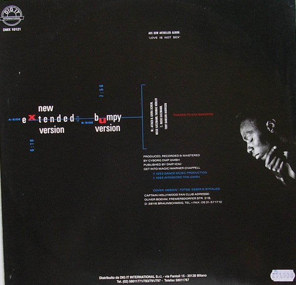 Captain Hollywood Project : Impossible (12")