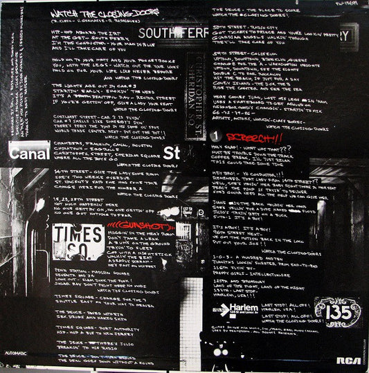 I.R.T. (Interboro Rhythm Team)* : Watch The Closing Doors! (12")