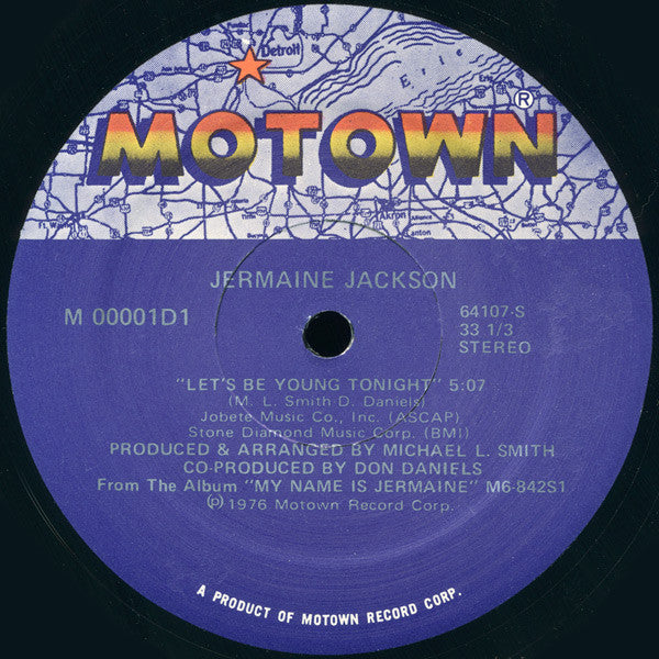 The Originals / Jermaine Jackson : Down To Love Town / Let's Be Young Tonight (12", Single)