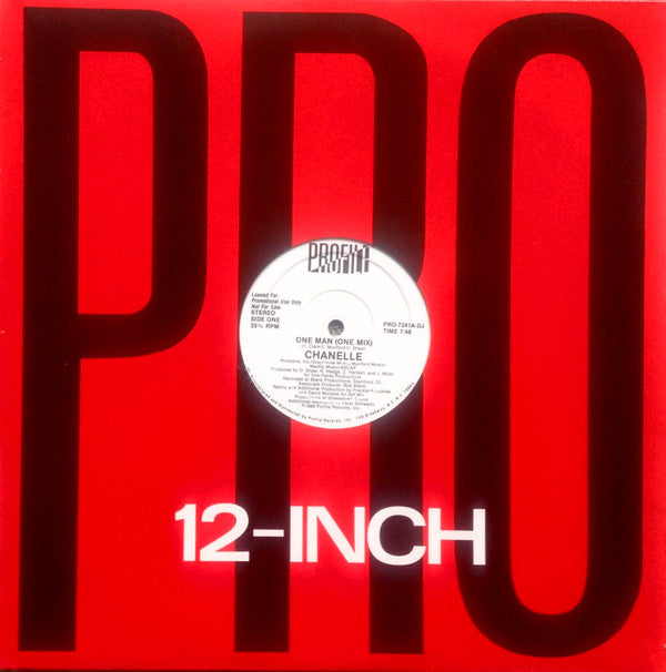Chanelle : One Man (12", Promo)