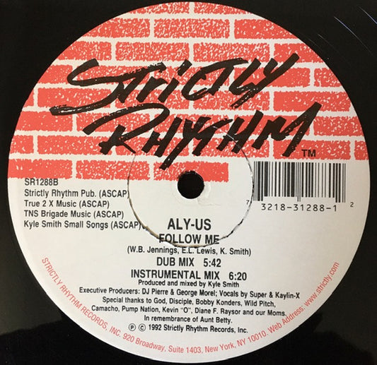 Aly-Us : Follow Me (12", RE)