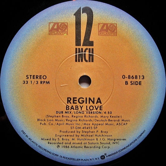 Regina (2) : Baby Love (12", Single, SP )
