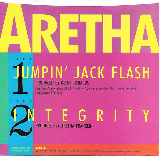 Aretha* : Jumpin' Jack Flash (7", Single, Cle)