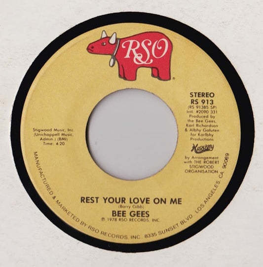 Bee Gees : Too Much Heaven (7", Single, Spe)