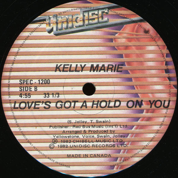 Kelly Marie : Feels Like I'm In Love / Love's Got A Hold On You (12")