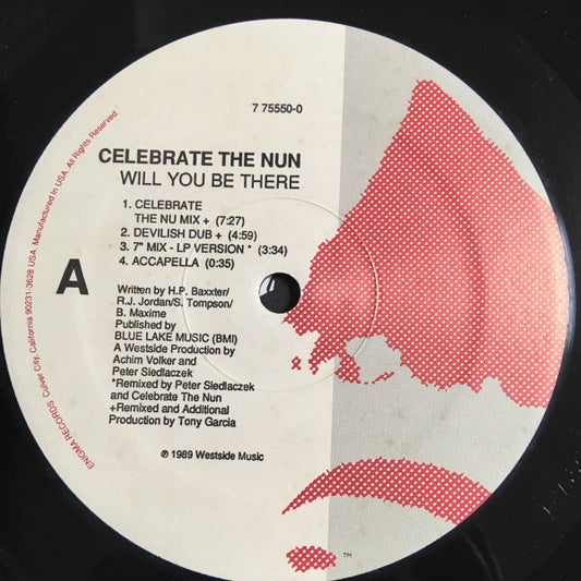 Celebrate The Nun : Will You Be There (12")