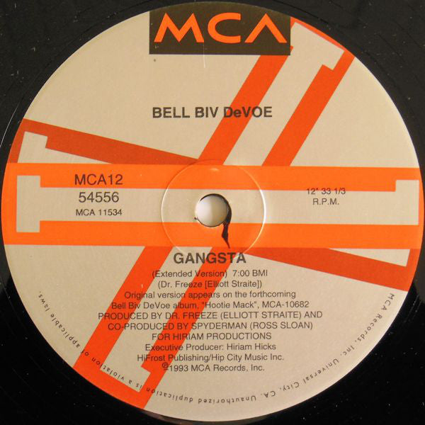 Bell Biv Devoe : Gangsta (12", Single)