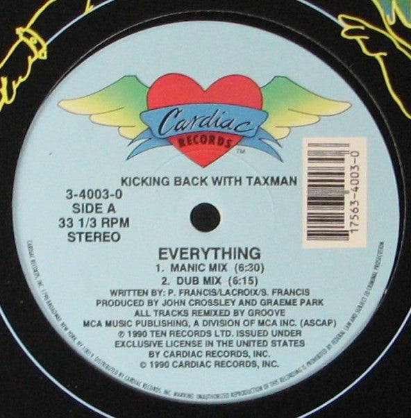 Kicking Back With Taxman : Everything (12")